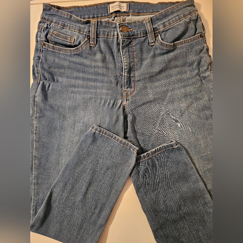 Lady Crown & Ivy Skinny 10R Blue Denim Jeans